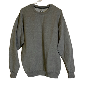 FRUIT OF THE LOOM Pullover Regular Sweatshirt, Men’s Size L, Gray